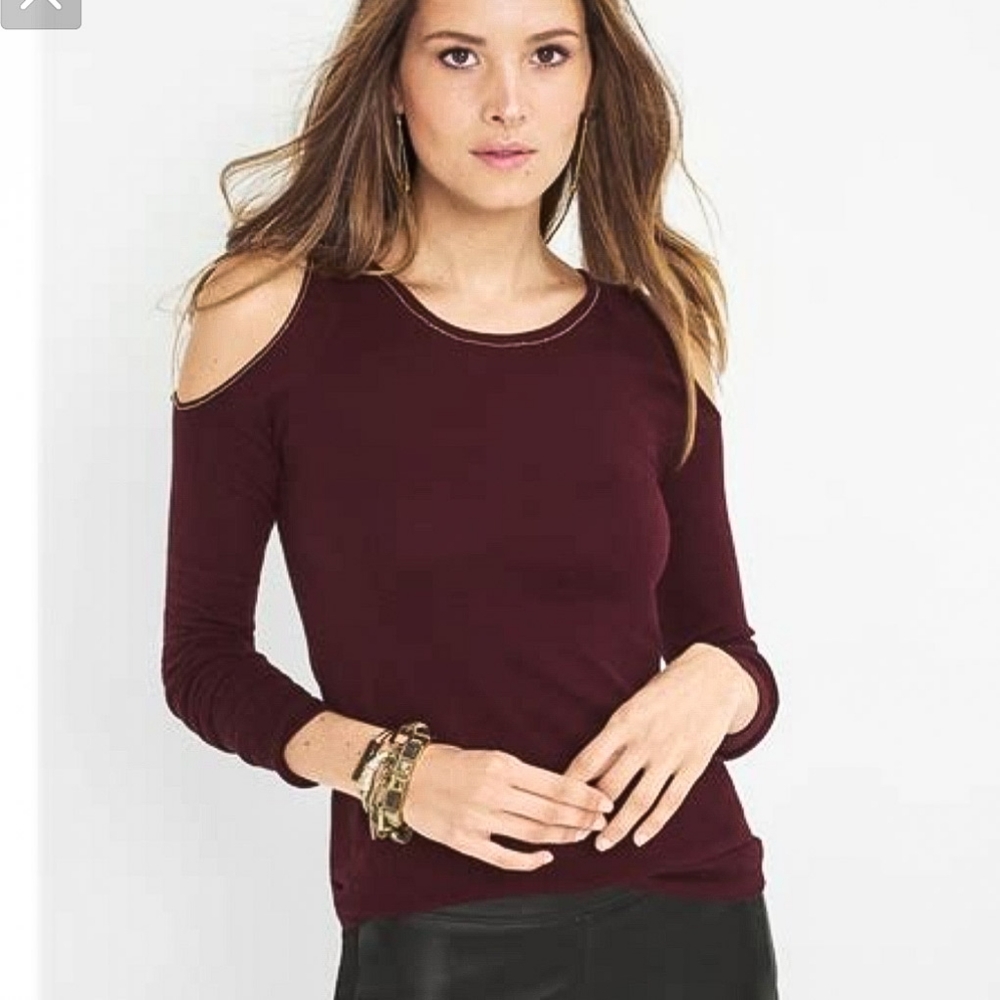 WHBM Cold Shoulder Sweater, Cashmere blend